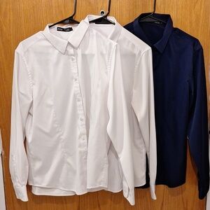 Three J.VER button down shirts
